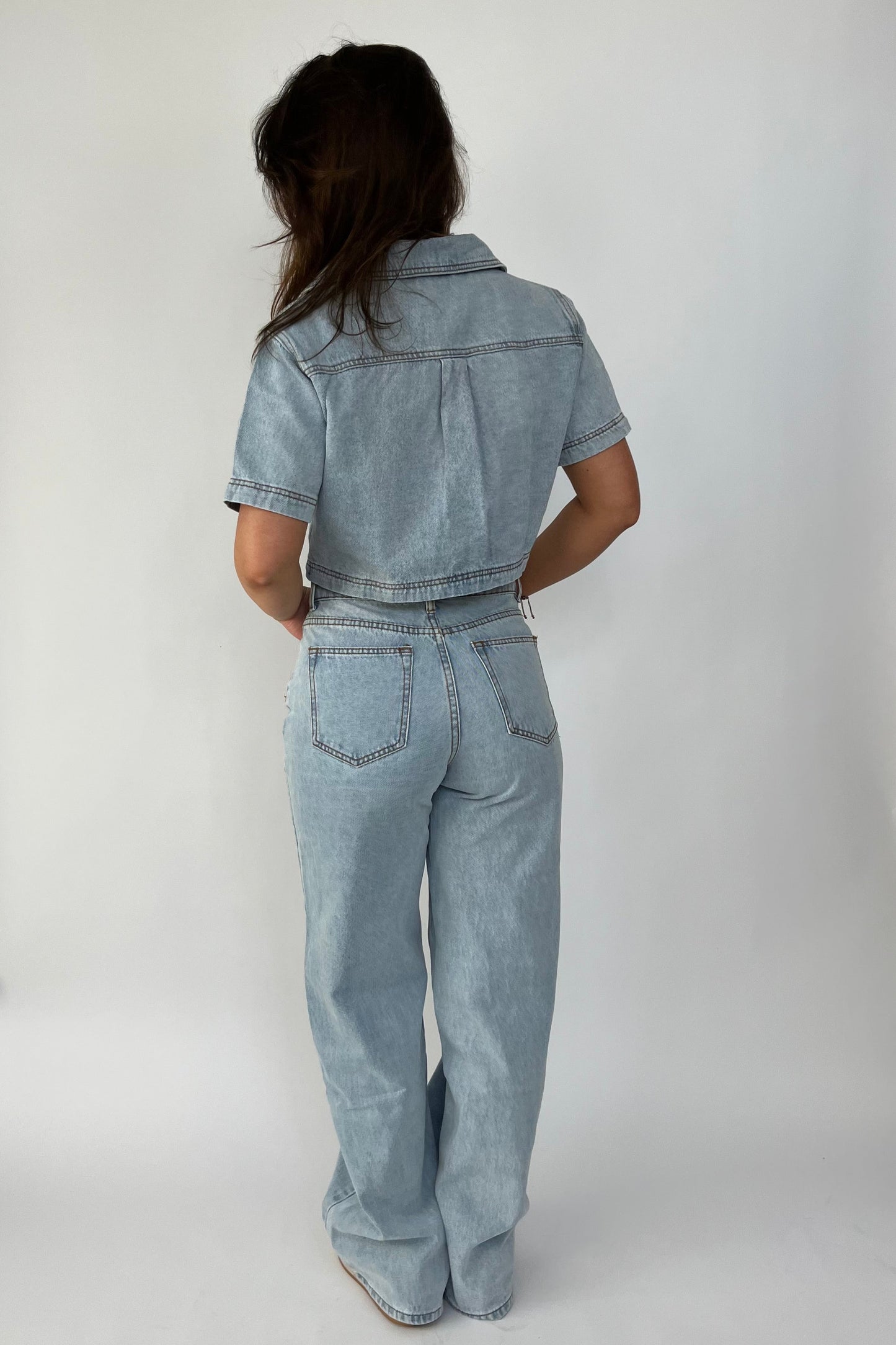 Tess denim top
