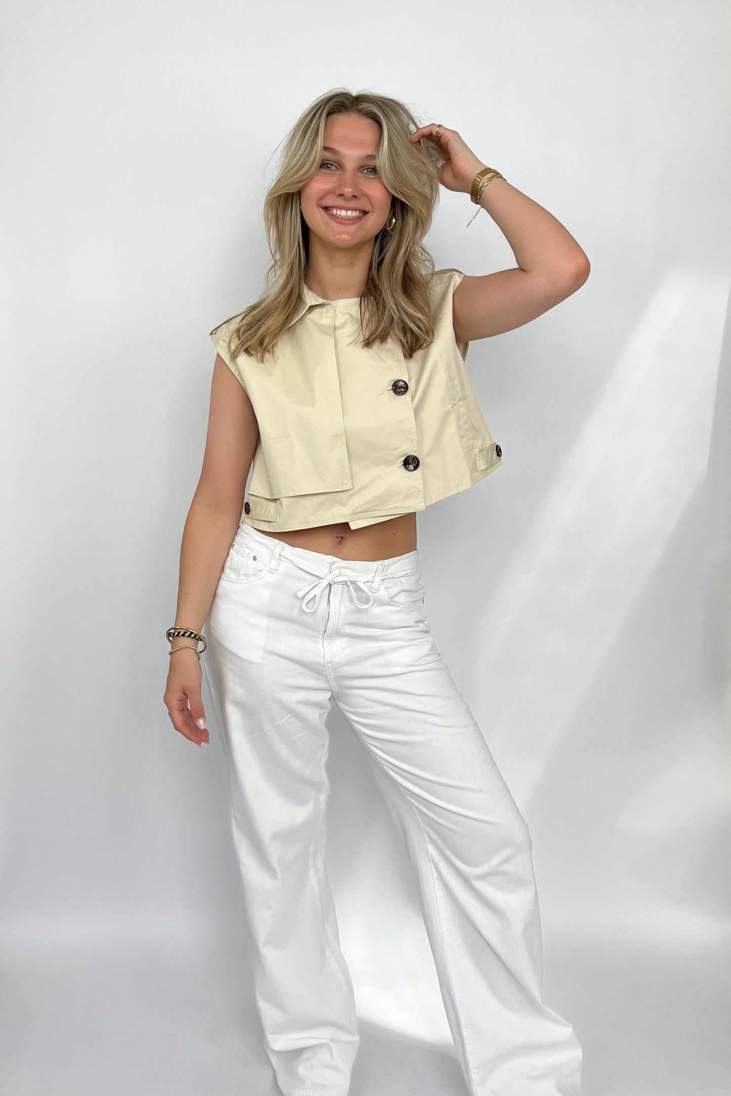 Lau trench top