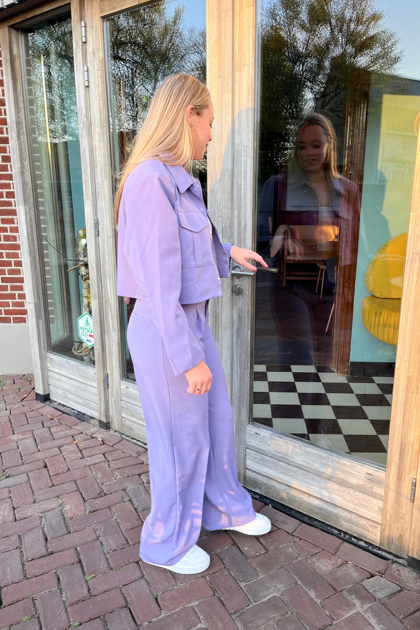 Cropped jasje Ambika studio paars