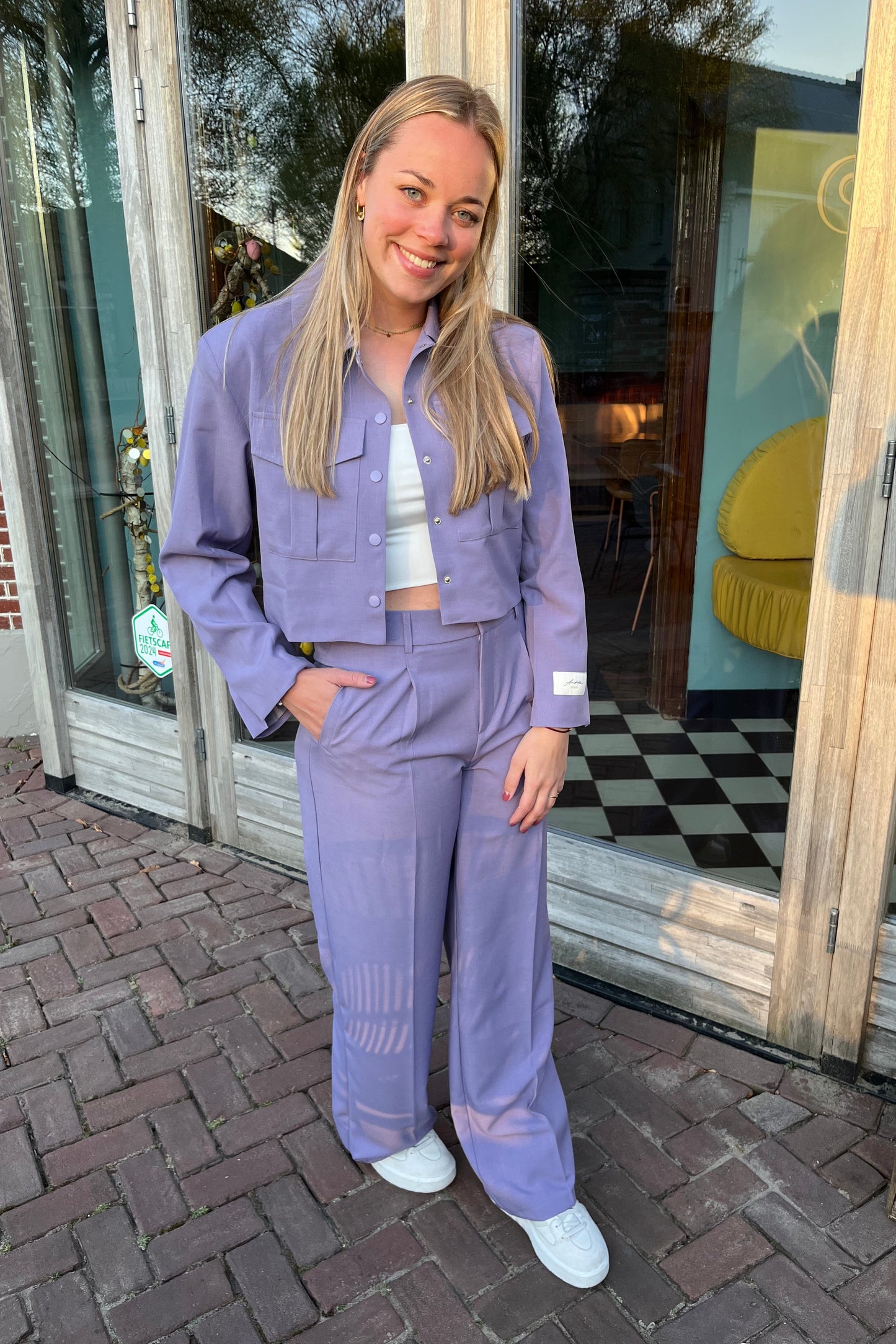 Pantalon Ambika studio paars