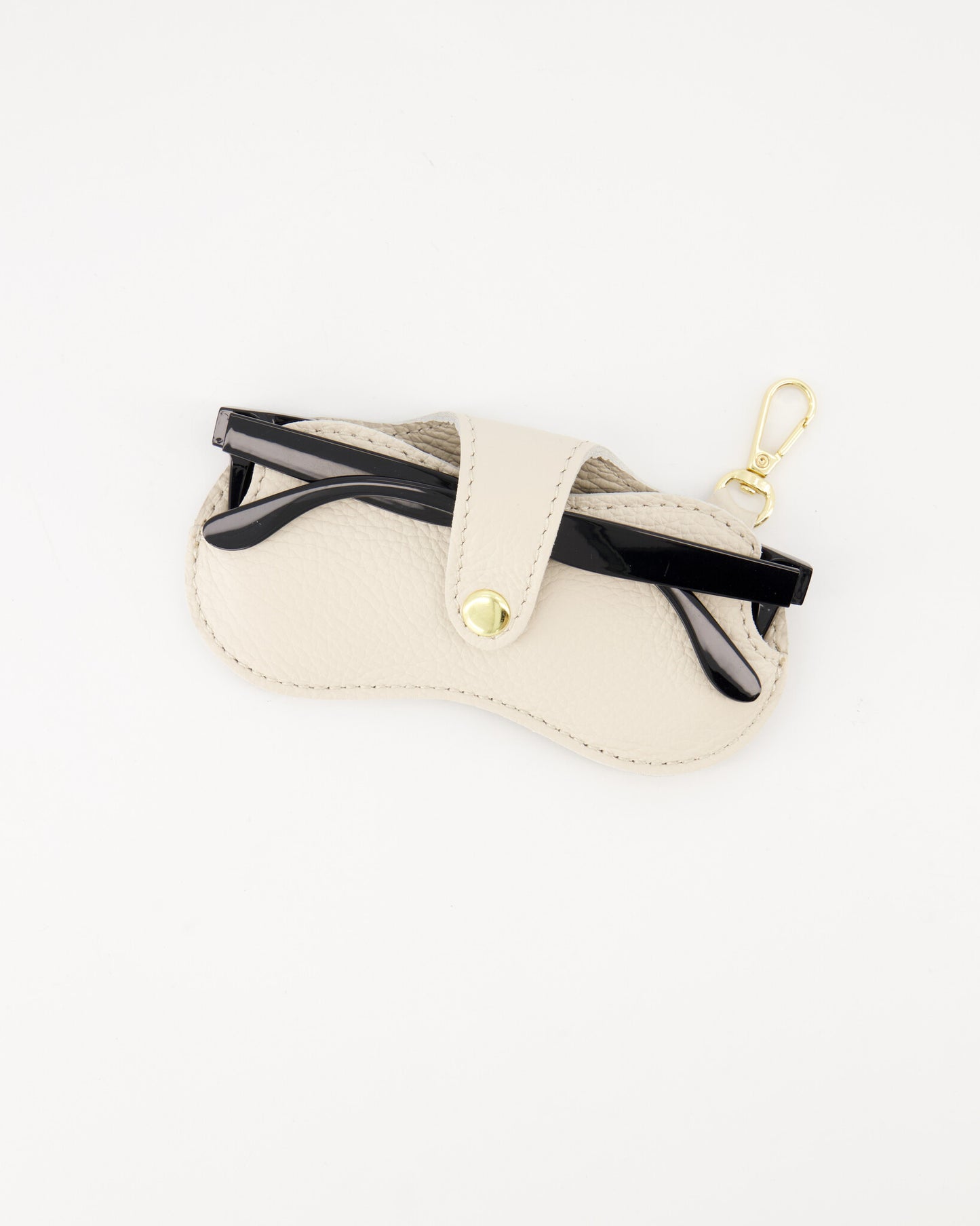 Clip-on zonnebrilhoes beige