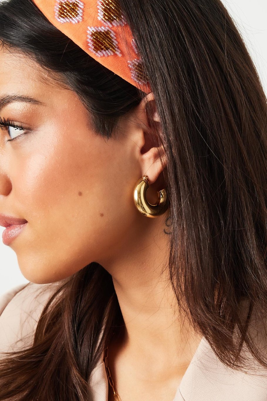 Oorbellen halve ronde basic