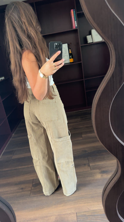 Queen hearts cargo jeans army