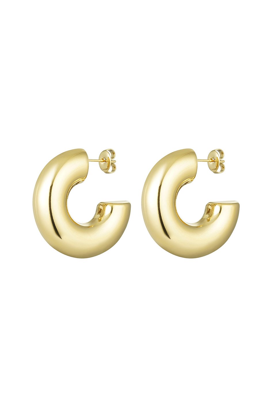 Oorbellen halve ronde basic