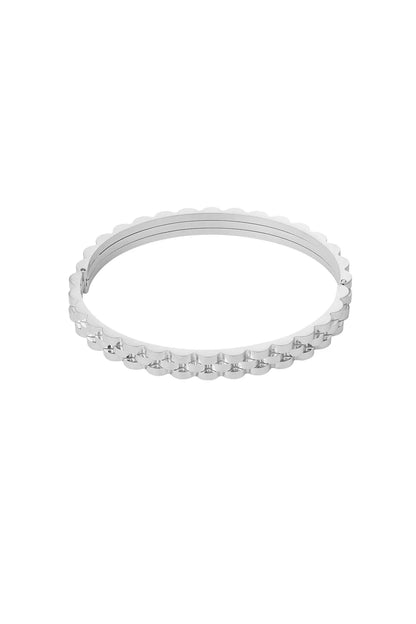 Schakel bangle armband