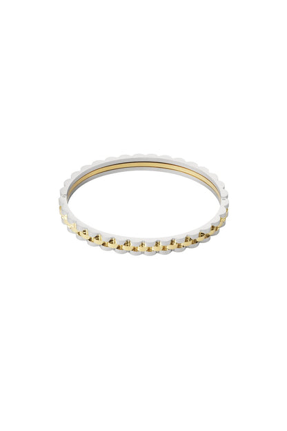 Schakel bangle armband
