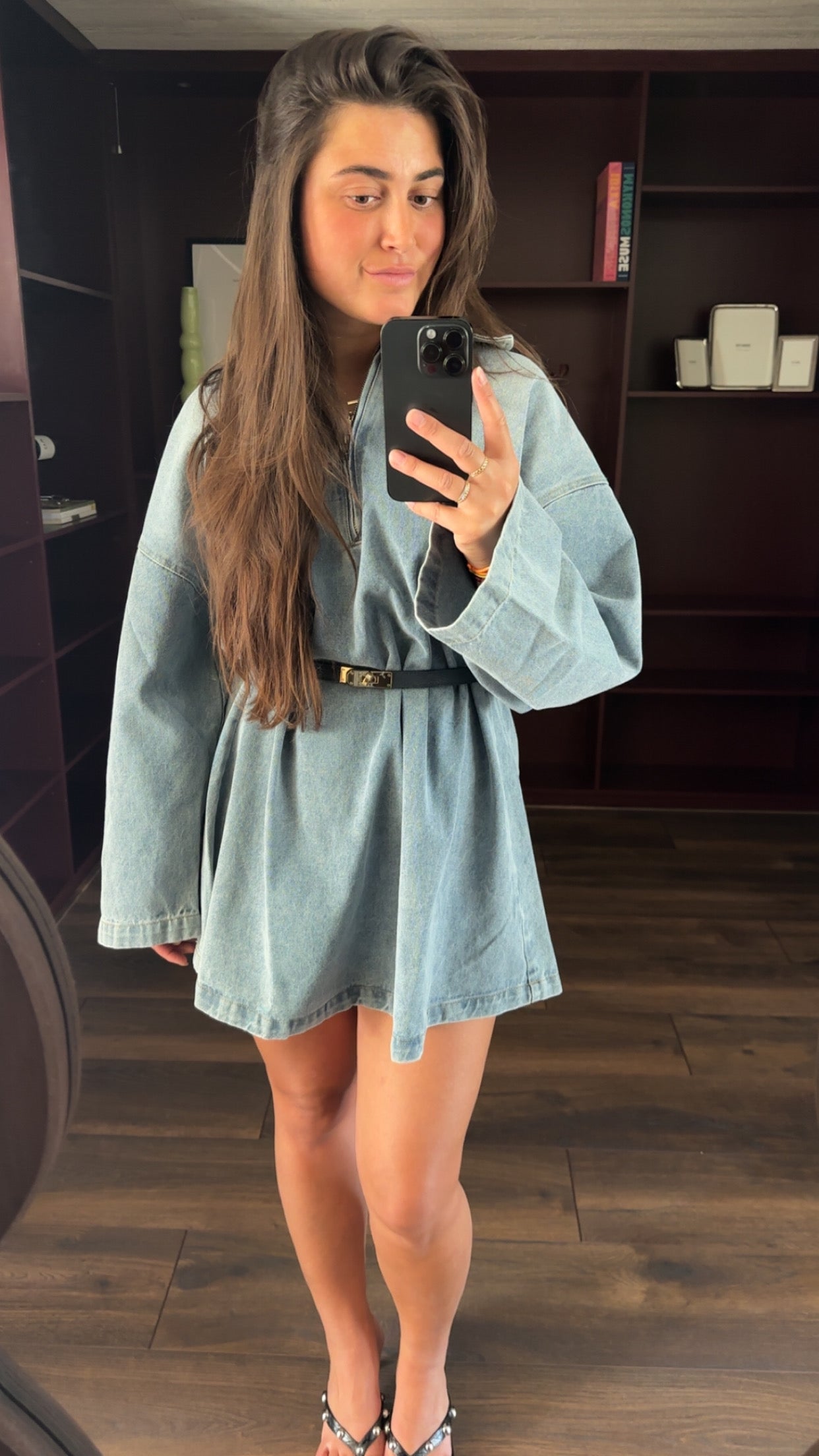Joan jurk denim