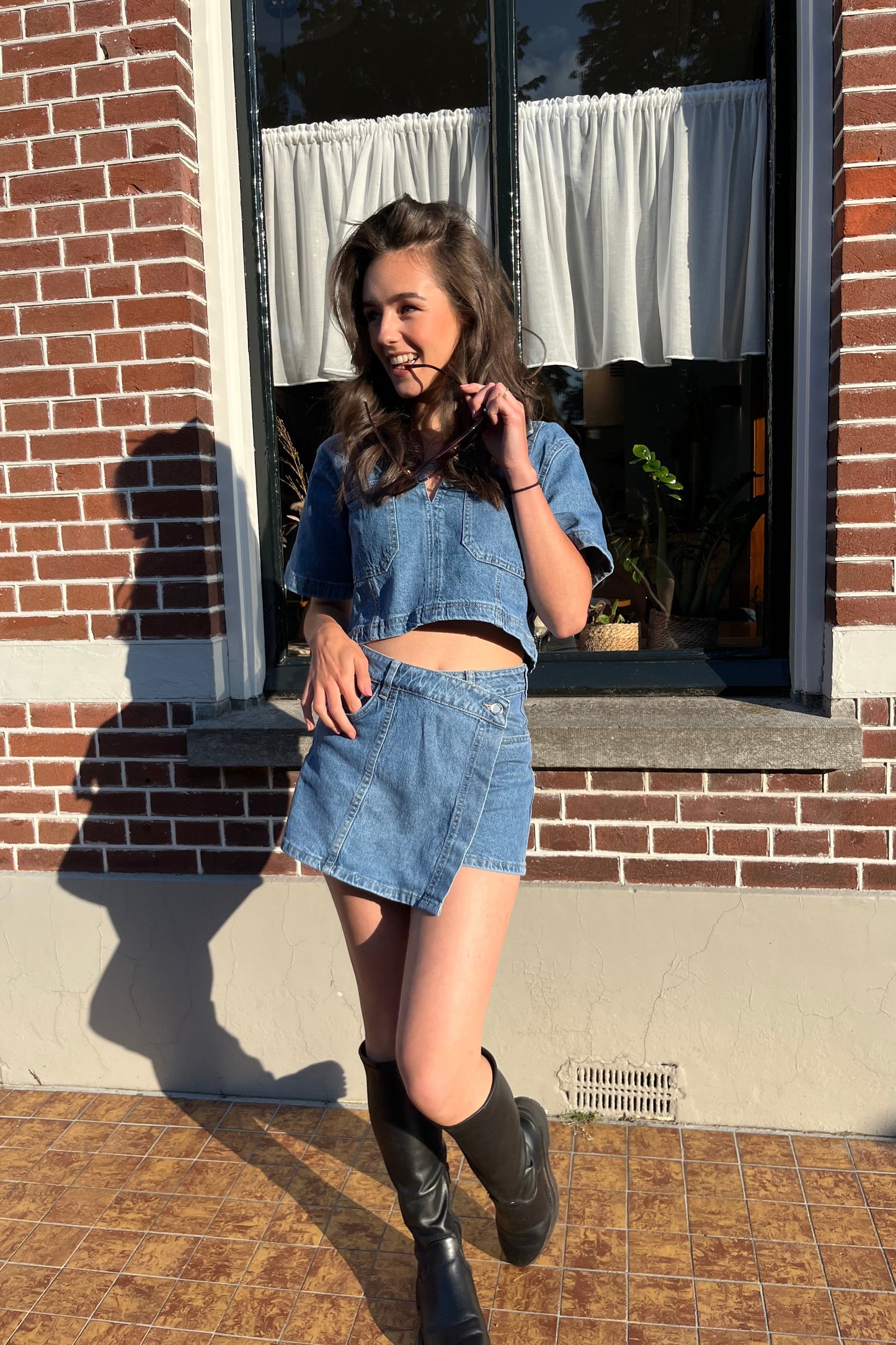 Bo denim skort