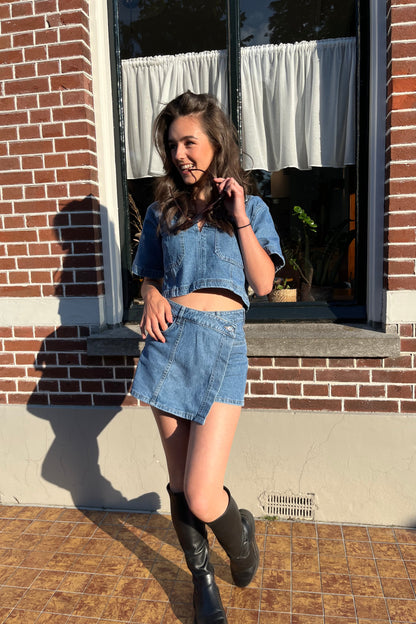 Bo denim skort