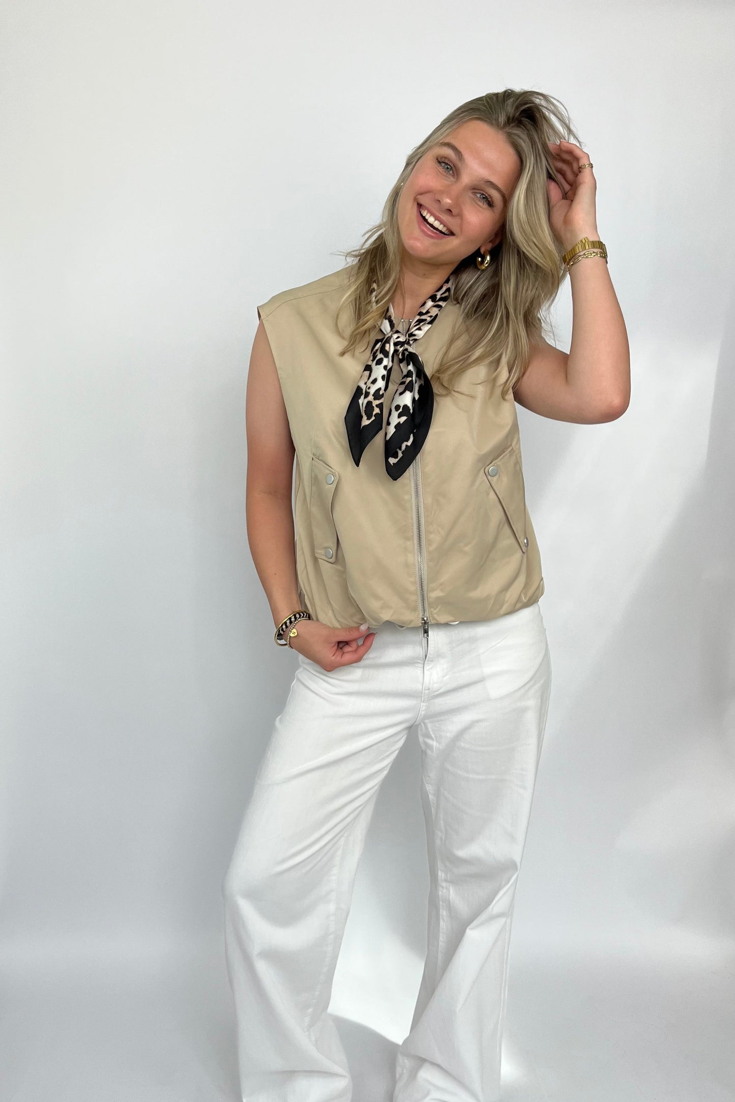 Lova gilet beige