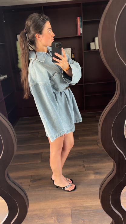 Joan jurk denim