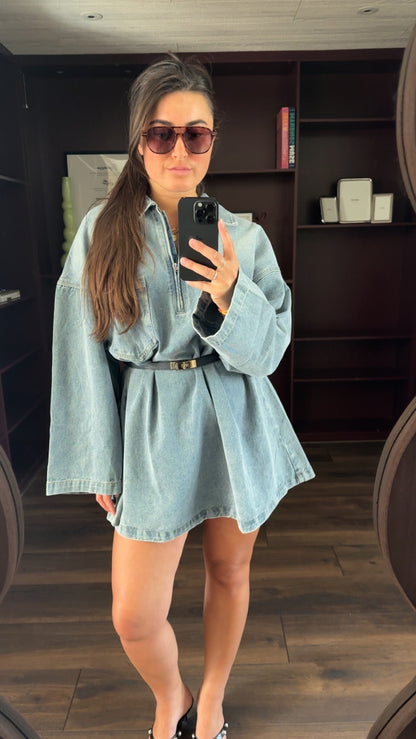 Joan jurk denim