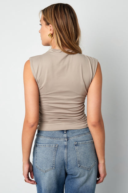 Lola top khaki