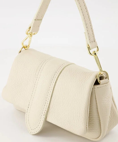 Puffy crossbody beige