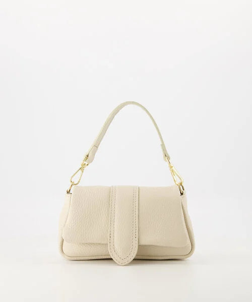 Puffy crossbody beige