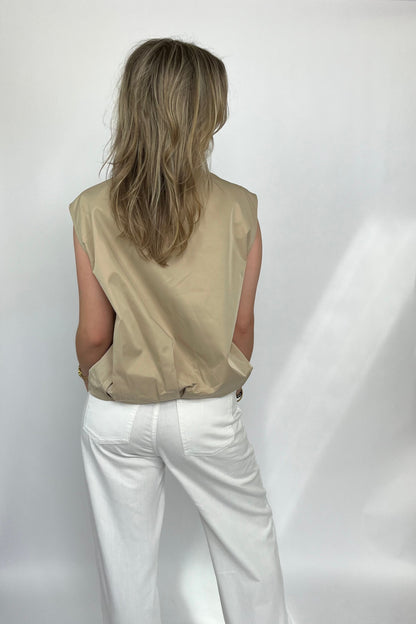 Lova gilet beige