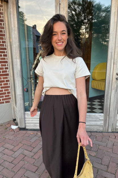 Oraije basic T-shirt beige