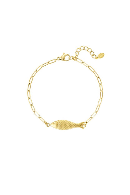 Fish charm Armband