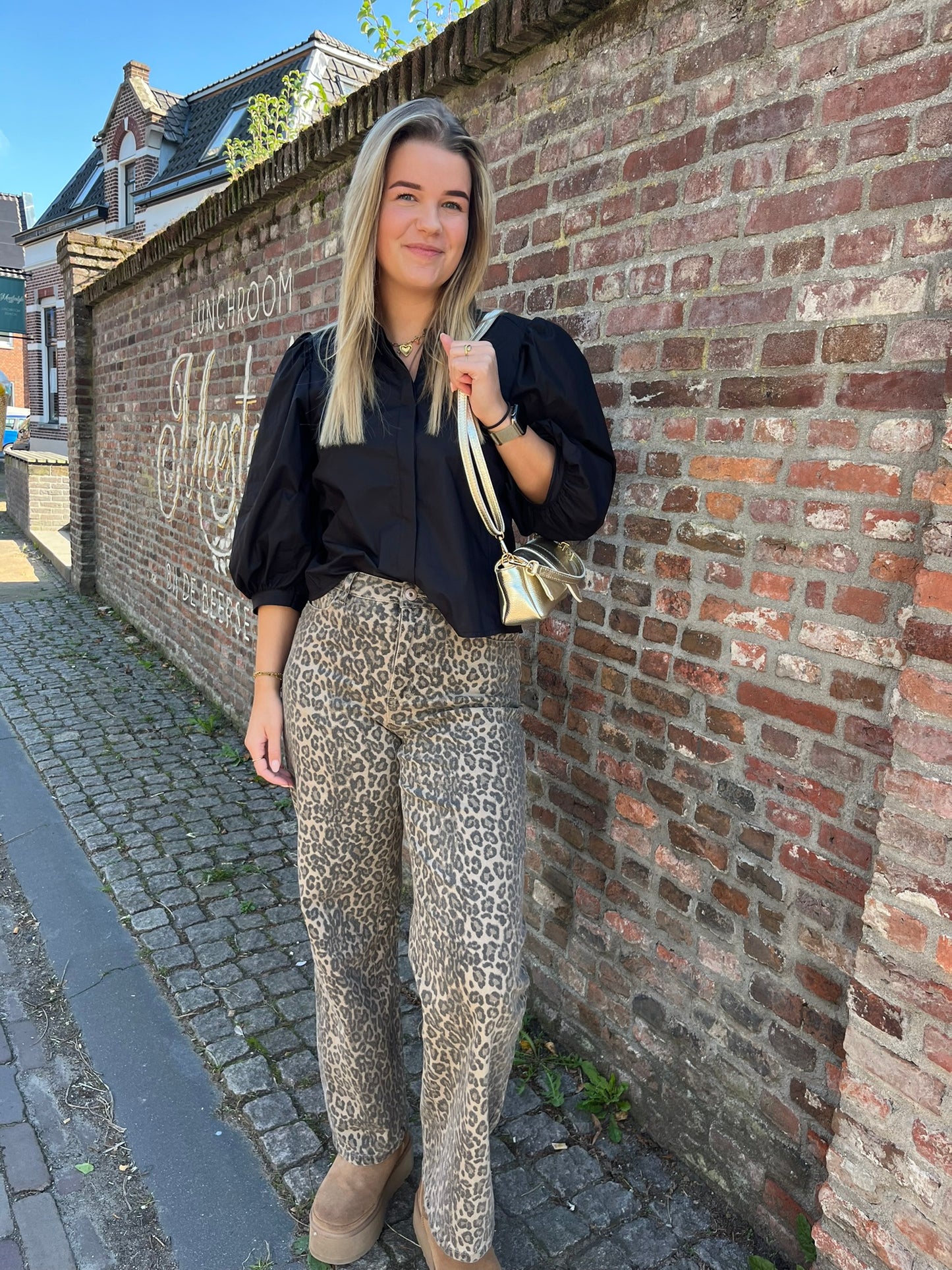 Juul blouse zwart