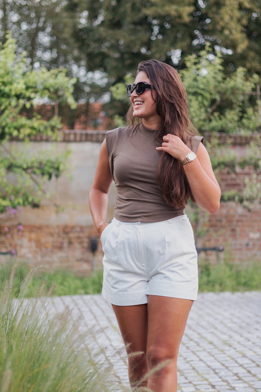 Liv top khaki