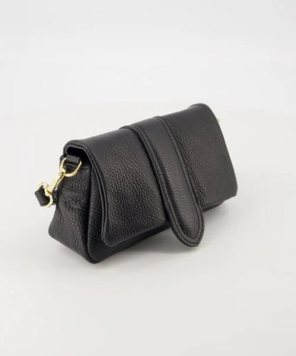 Puffy crossbody zwart