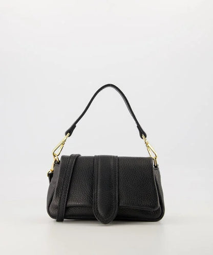 Puffy crossbody zwart