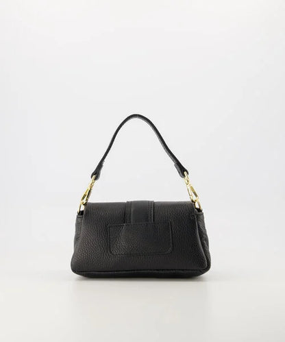 Puffy crossbody zwart