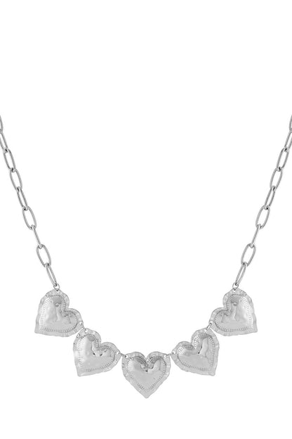 5 harten ketting