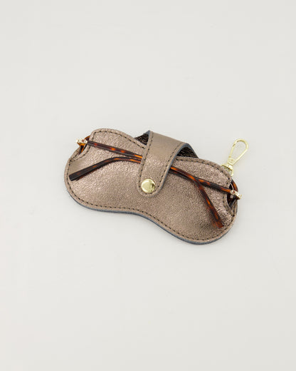 Clip-on zonnebrilhoes brons