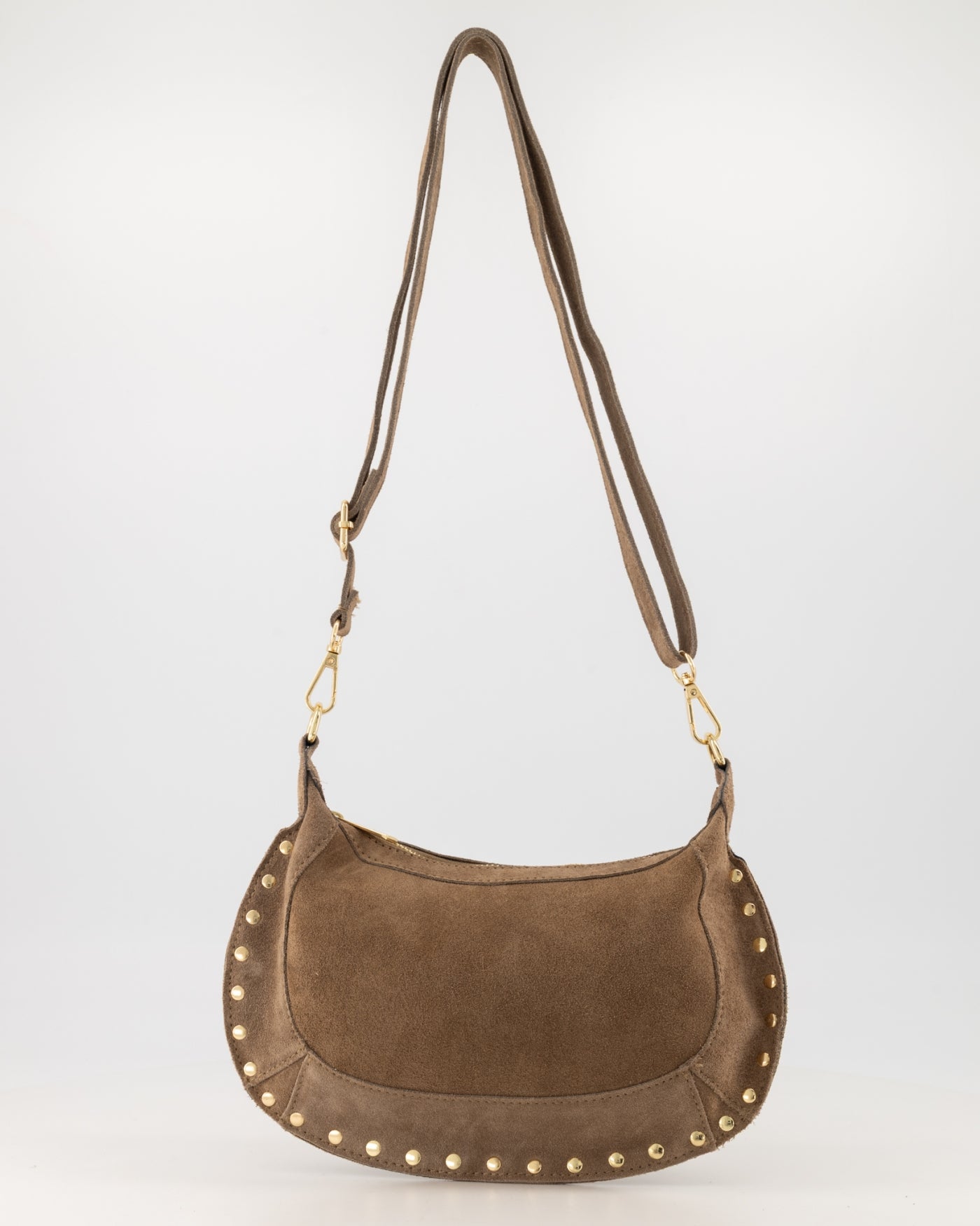 Monica bag suède taupe