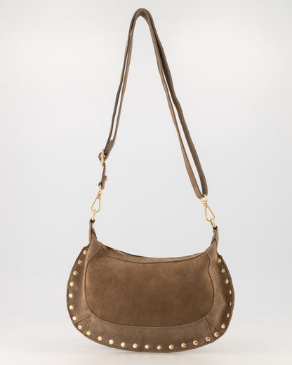 Monica bag suède taupe