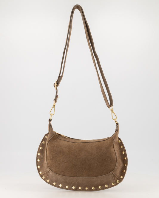 Monica bag suède taupe